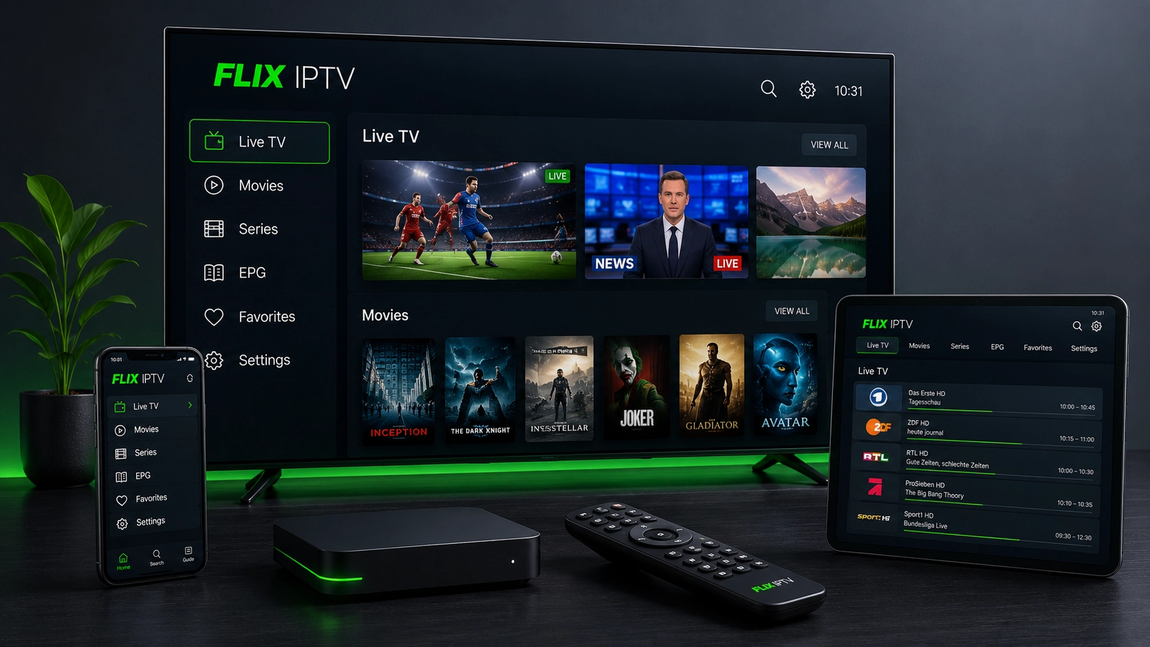 Flix IPTV Gerätekompatibilität – Smart TV und alternative Streaming-Geräte im Vergleich